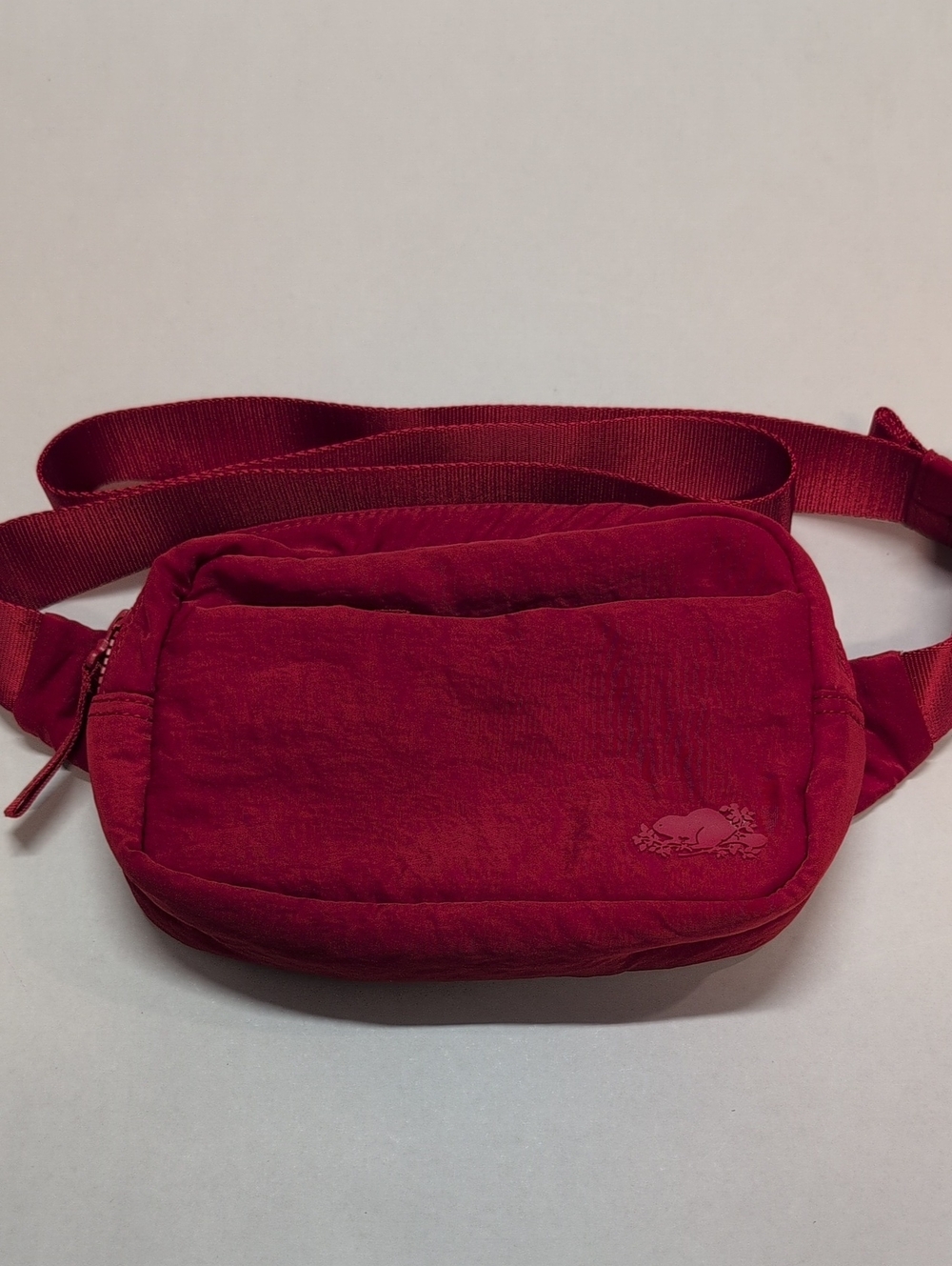 Roots Red Nylon Waist/Belt Bag
